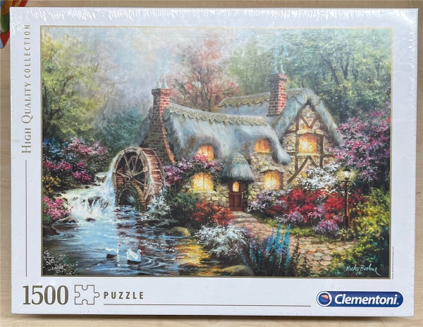 1500 Pieces Jigsaw Puzzle, CLEMENTONI, "Country Retreat"