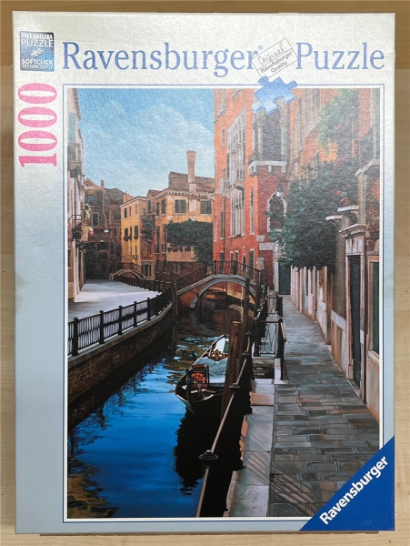 1000 Pieces Jigsaw Puzzle, RAVENSBURGER, "Venizianische Impressionen"