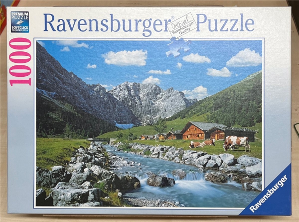 1000 Pieces Jigsaw Puzzle, RAVENSBURGER, "Kawendelgebirke, Österreich"