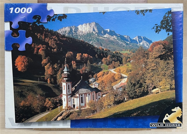 1000 Pieces Jigsaw Puzzle, WILD HORSE, "Berchtesgartener Land"