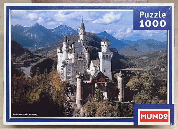 1000 Pieces Jigsaw Puzzle, "Neuschwanenstein, Germany"