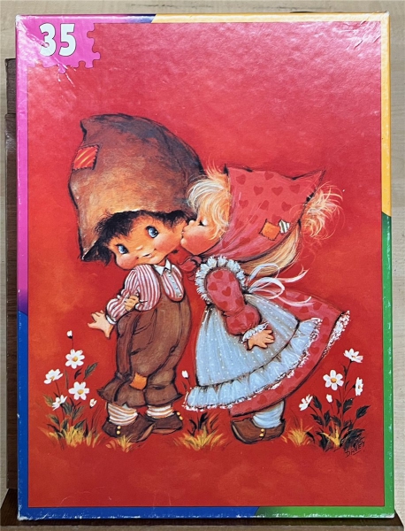 35/99 Pieces Jigsaw Puzzle, WILD HORSE, "2 Kinder-Puzzle"