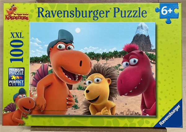 100 Pieces Jigsaw Puzzle, RAVENSBURGER, "Abendteuer auf der Dracheninsel"