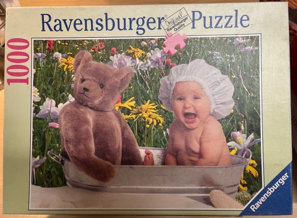 1000 Pieces Jigsaw Puzzle, RAVENSBURGER, "Badespass"
