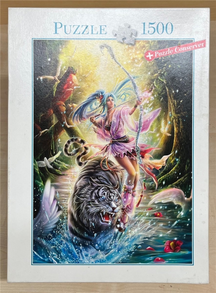 1500 Pieces Jigsaw Puzzle, BLATZ-Puzzle, "Kämpferin der Nacht"
