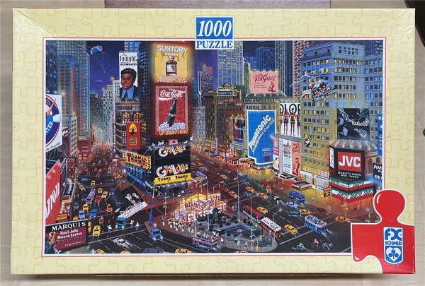 1000 Pieces Jigsaw Puzzle, F.X. SCHMIDT, "Times Square"