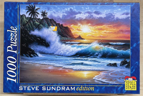 1000 Pieces Jigsaw Puzzle, SPIEL-SPASS Puzzle, "Steve Sundram - Morning Glory"