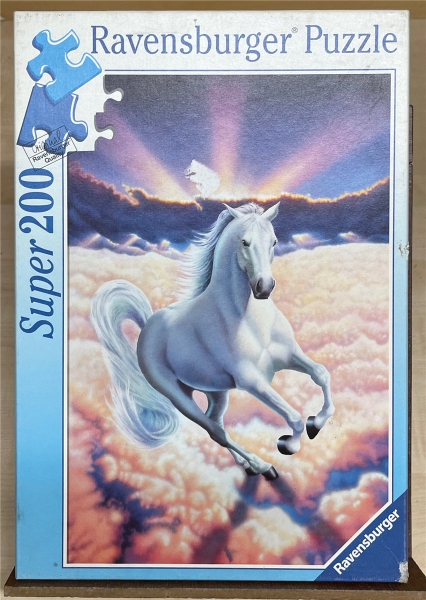 200 Pieces Jigsaw Puzzle, RAVENSBURGER, "Weißer Hengst"