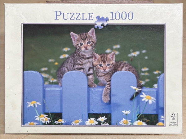 1000 Pieces Jigsaw Puzzle, PUZZLE 1000, "Kätzchen"