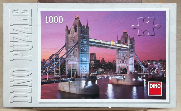 1000 Pieces Jigsaw Puzzle, DINO + RAVENSBURGER - Puzzle, "The Tower Bridge"