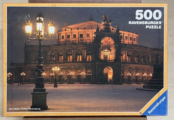 500 Pieces Jigsaw Puzzle, RAVENSBURGER, "Dresden: Semper Oper"