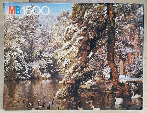 1500 Pieces Jigsaw Puzzle, MB-Puzzle, "Winter - Scene"