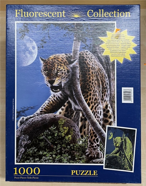 1000 Pieces Jigsaw Puzzle, CLEMENTONI, "Single Cheetah"