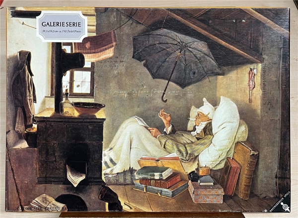750  Pieces Jigsaw Puzzle, RAVENSBURGER, "Der arme Poet"