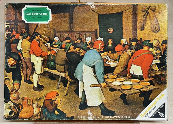 750  Pieces Jigsaw Puzzle, RAVENSBURGER, "Brueghel - Bauernhochzeit"