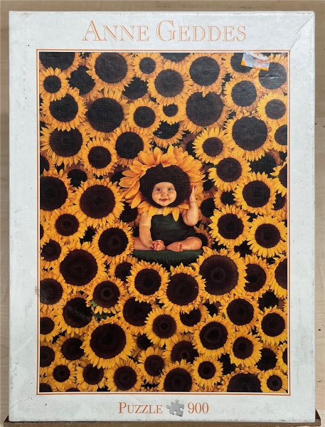 900 Pieces Jigsaw Puzzle, BLATZ-Puzzle, "Anne Geddes - Sonnenblumen"