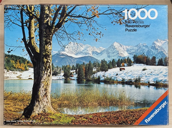 1000 Pieces Jigsaw Puzzle, RAVENSBURGER, "Karwendelgebirge"