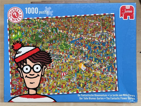 1000 Pieces Jigsaw Puzzle, JUMBO, "Der tolle Blumengarten"