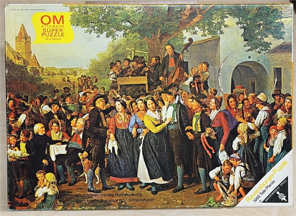 1000 Pieces Jigsaw Puzzle, RAVENSBURGER, "Biedermeier Scene"