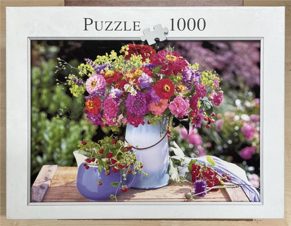 1000 Pieces Jigsaw Puzzle, PUZZLE 1000, "Blumenstrauß"