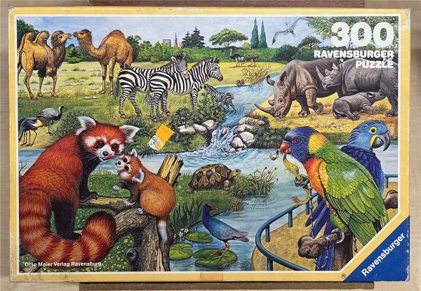 300 Pieces Jigsaw Puzzle, RAVENSBURGER, "Am Freigehege"