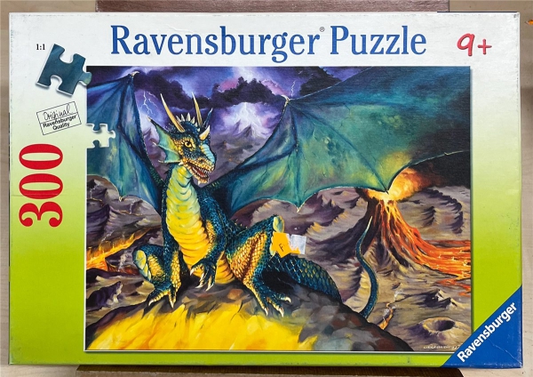 300 Pieces Jigsaw Puzzle, RAVENSBURGER, "Der Drache"