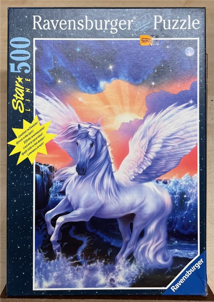 500 Pieces Jigsaw Puzzle, RAVENSBURGER, "Pegasus"