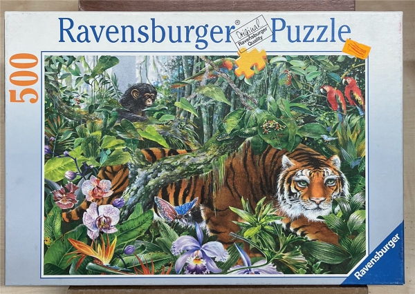 500 Pieces Jigsaw Puzzle, RAVENSBURGER, "Dschungelleben"