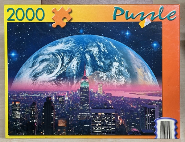 2000 Pieces Jigsaw Puzzle, PUZZLE 2000, "Earthrise"