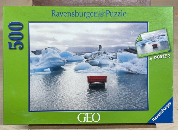 500 Pieces Jigsaw Puzzle, RAVENSBURGER, "Die rote Couch"