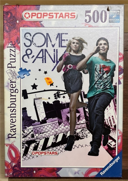 500 Pieces Jigsaw Puzzle, RAVENSBURGER, "Popstars -. Some & Ani"