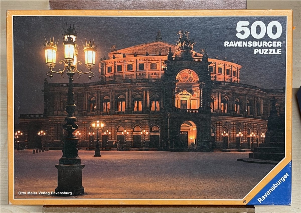 500 Pieces Jigsaw Puzzle, RAVENSBURGER, "Dresden: Semper Oper"