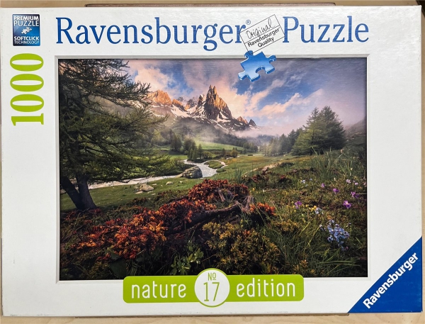 1000 Pieces Jigsaw Puzzle, RAVENSBURGER, "Malerische Stimmung im Vallee de la Claree"
