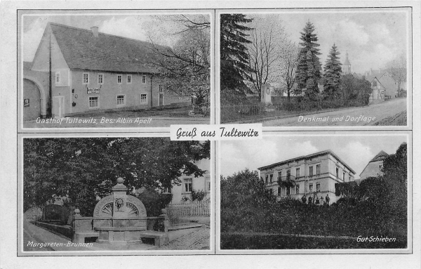 AK Tultewitz (06628), Mehrbildkarte, Gruß aus Tultewite, n .gelaufen