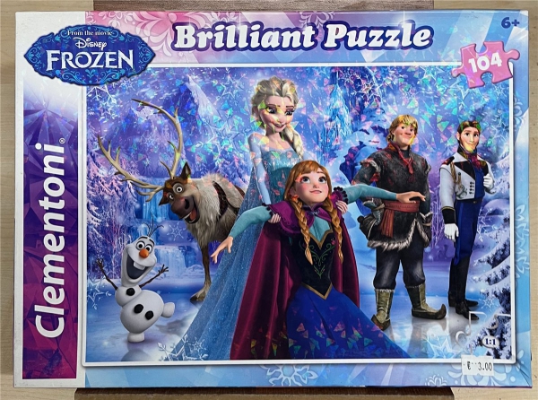 104 Pieces Jigsaw Puzzle, Clementoni, "Frozen"