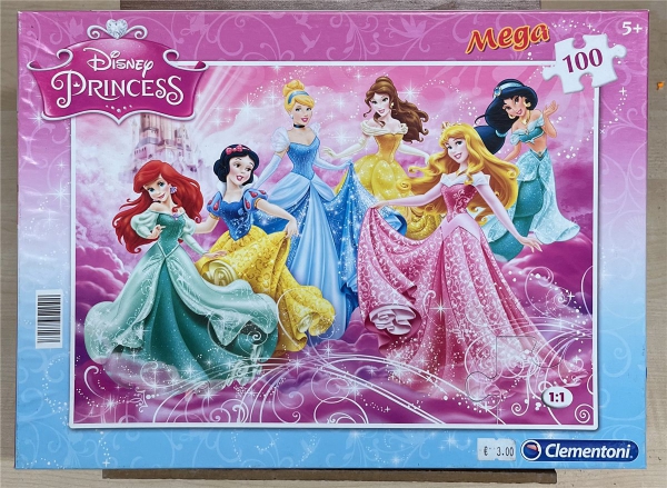 100 Pieces Jigsaw Puzzle, Clementoni, "Princess"