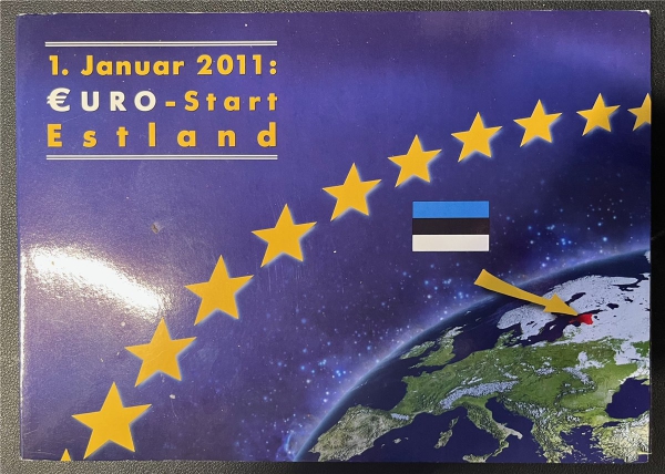 KMS - Estland 2011 - "EURO-Start" (org. verpackt, verscheißt)