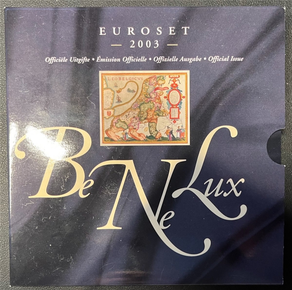 KMS 2003 - Niederlande /  Luxemburg / Belgien - KMS-Satz der drei Länder (org verschweißt)