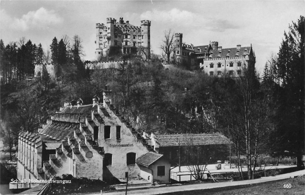AK Schwangau (87645) Schloss Hohenschwangau, n. gelaufen)