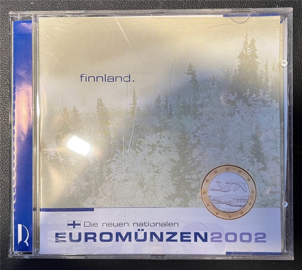 KMS - Finnland 2002 - "Die neuen nationalen Euromünzen" im Folder ("limitiert")