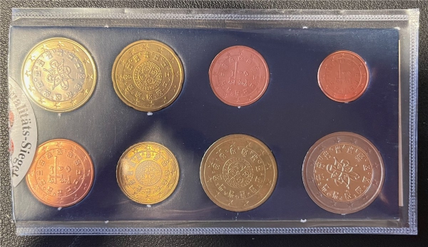KMS - Portugal - "EURO-Kursmünzensatz mit Nummer"