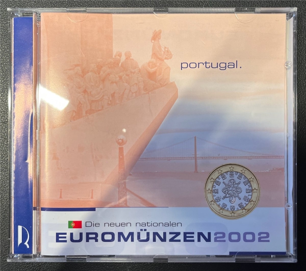 KMS - Portugal 2002 -  "Die neuen nationale Euromünzen" (org.verpakt)