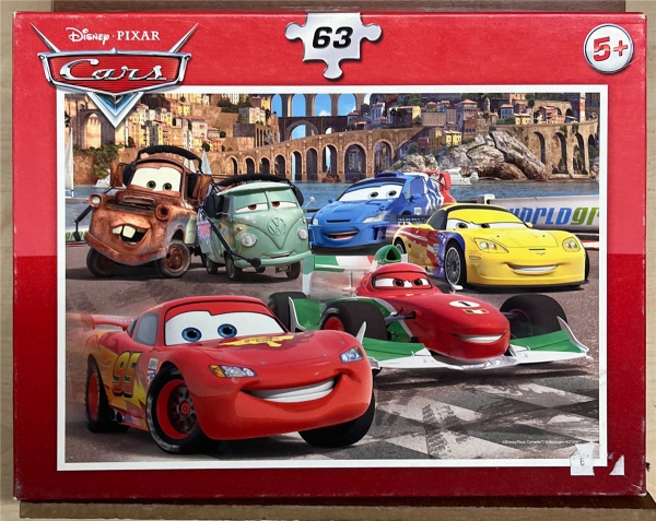 63 Pieces Jigsaw Puzzle, PLAYLAND - Puzzle, "Cars"