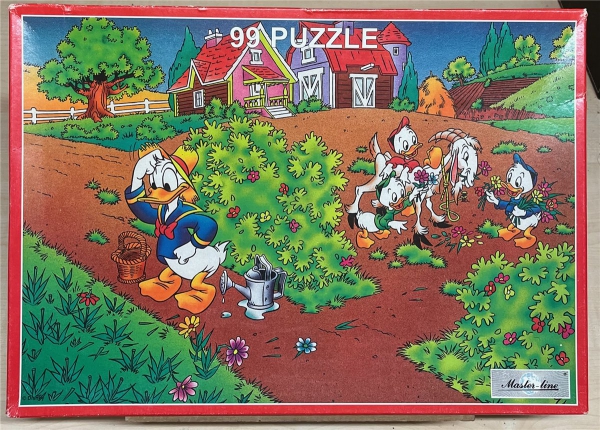 99 Pieces Jigsaw Puzzle, MASTER-LINE - Puzzle, "Feldpflege"