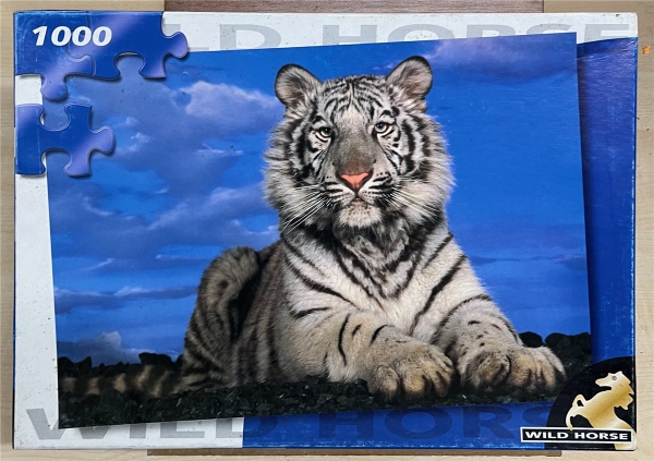 1000 Pieces Jigsaw Puzzle, WILD HORSE, "Tiger"