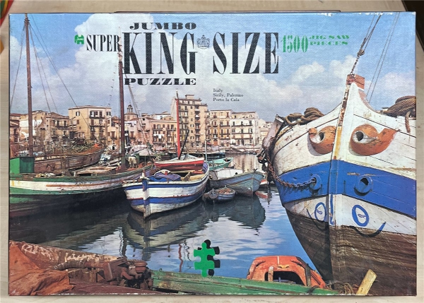 1000 Pieces Jigsaw Puzzle, JUMBO, "Sizilien, Palermo"