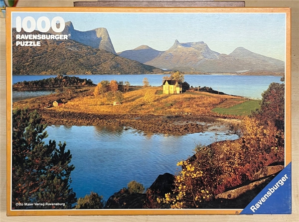 1000 Pieces Jigsaw Puzzle, RAVENSBURGER, "Fjordlandschaft"
