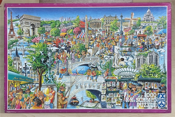 1000 Pieces Jigsaw Puzzle, SCHMIDT, "Paris - C`est la vie"