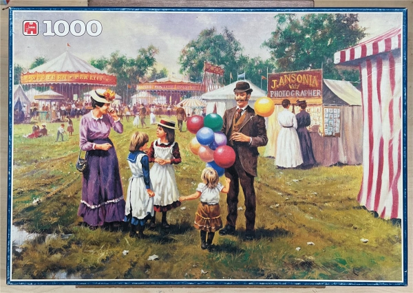 1000 Pieces Jigsaw Puzzle, JUMBO, "Jahrmarkt"