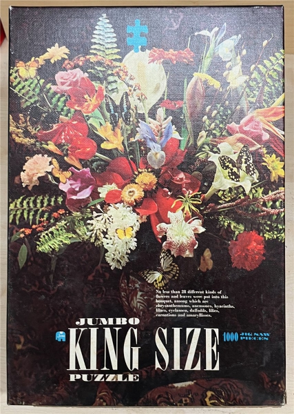 1000 Pieces Jigsaw Puzzle, KING, "Blumenstrauß"